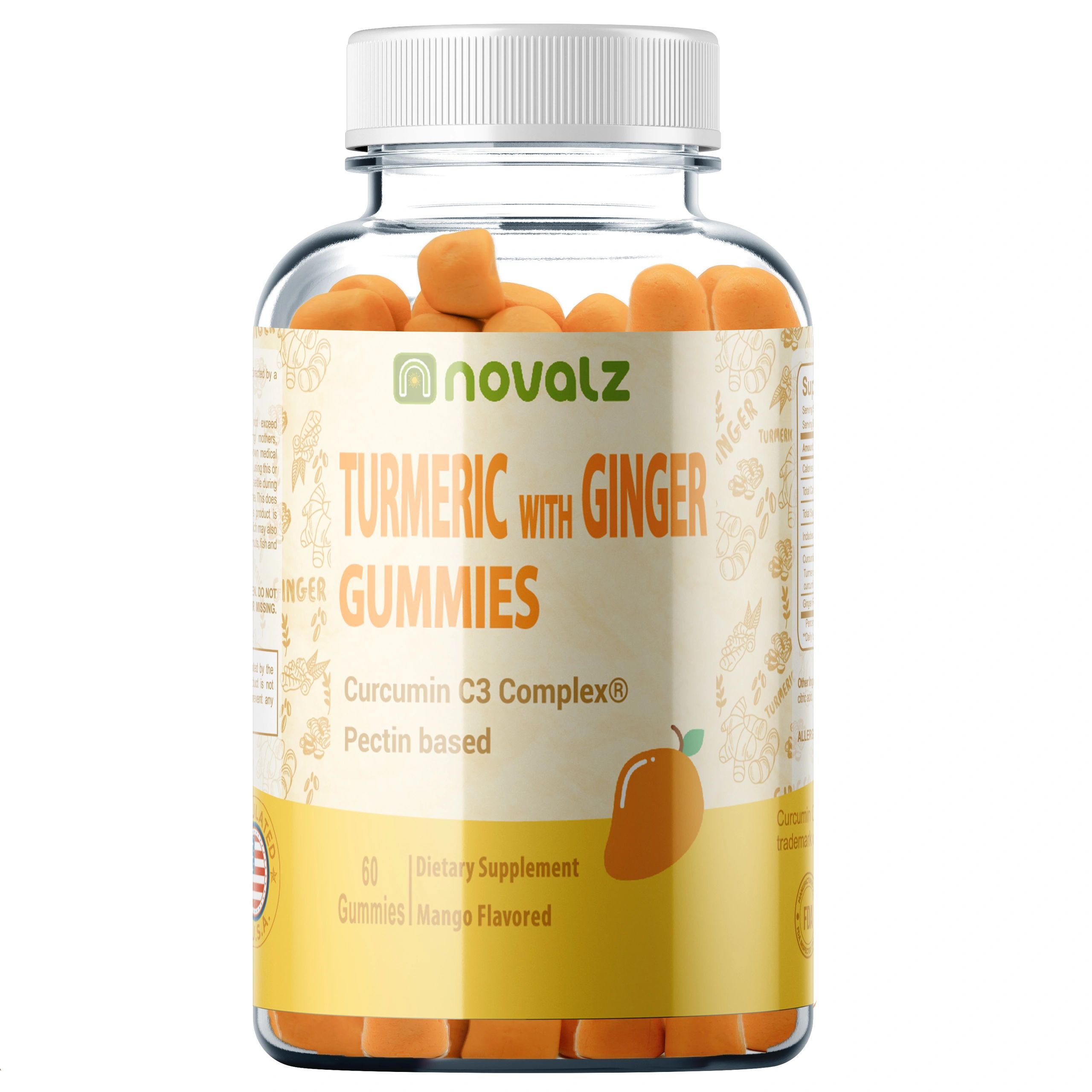 Novalz Turmeric w Ginger Gummies